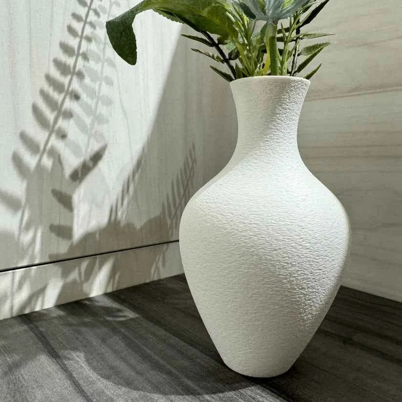 Mini Jarrón Decorativo con Efecto Piedra