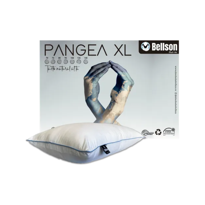 Almohada de Alta Firmeza con Fibra Reciclada y Microfibra Tacto Seda - Kay Mobiliari