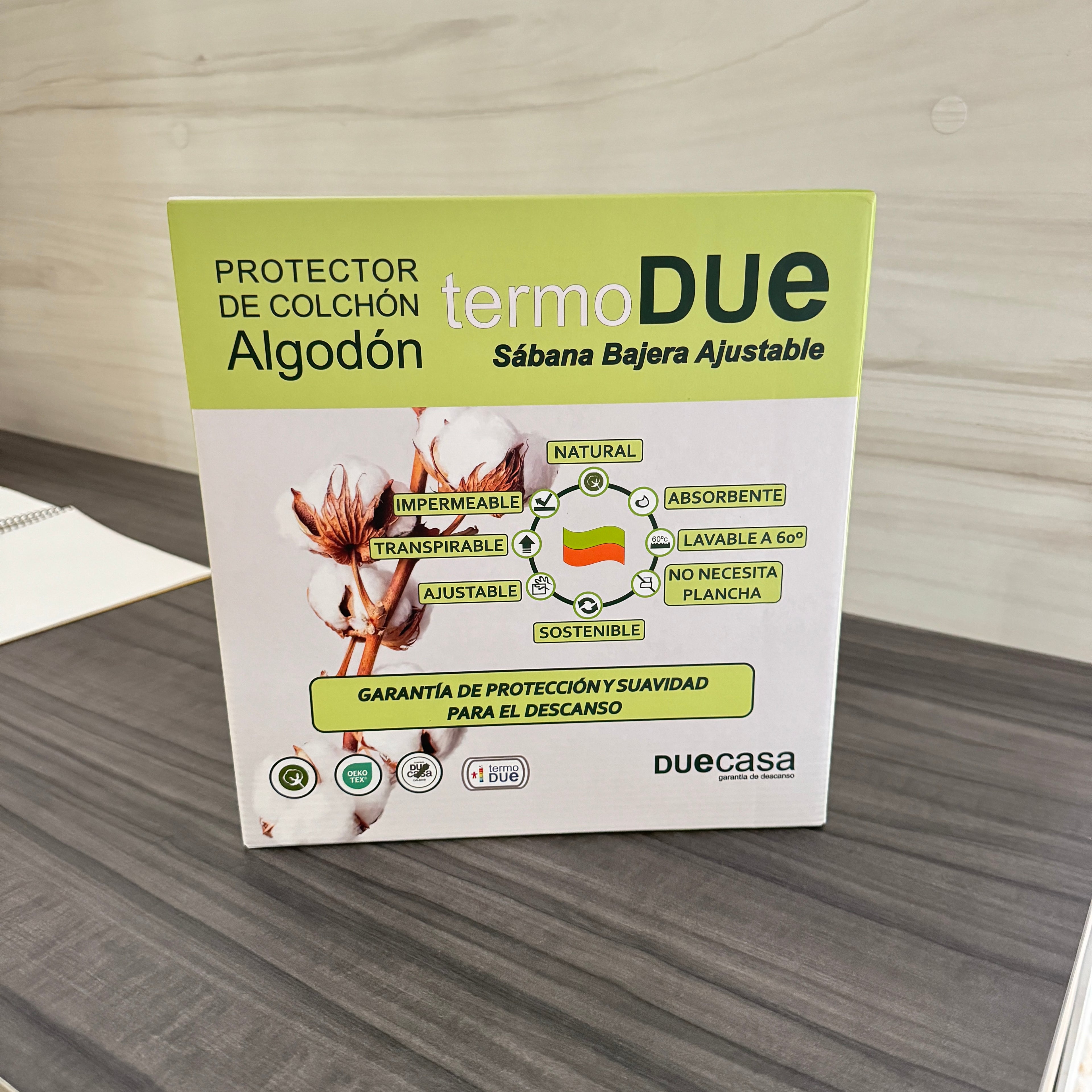 Protector de Colchón Impermeable y Transpirable DueCasa