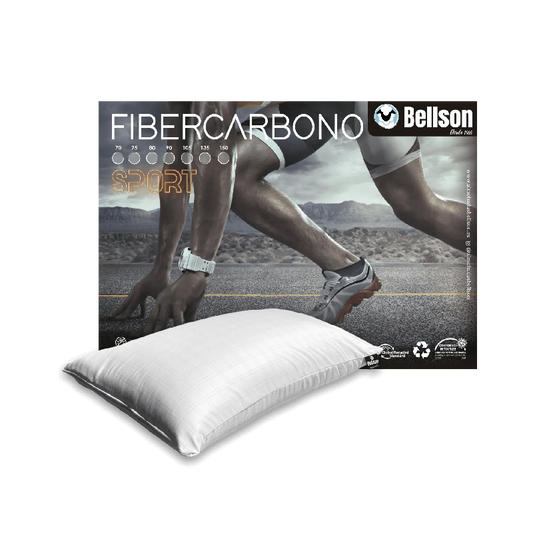 Almohada Anti-estrés para Deportistas con Fibra Siliconada y Carbono - Kay Mobiliari