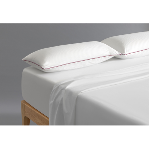 Almohada Royal de Firmeza Media-Alta con Fibra Reciclada y Doble Funda Satinada