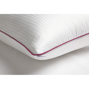 Almohada Royal de Firmeza Media-Alta con Fibra Reciclada y Doble Funda Satinada